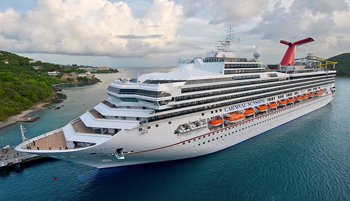 Carnival Sunshine To Operate Unique Schedule Of Two- To 10-Day Voyages From New York June To October 2016