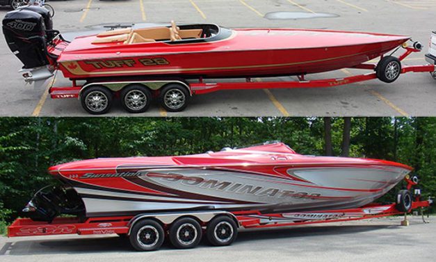 Painted Trailer Matches A Boat’s Beauty